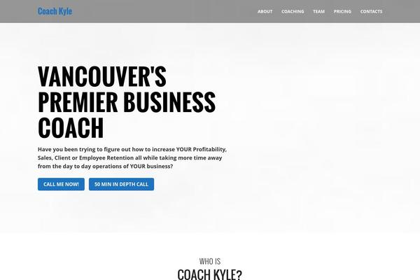 Xlander theme site design template sample