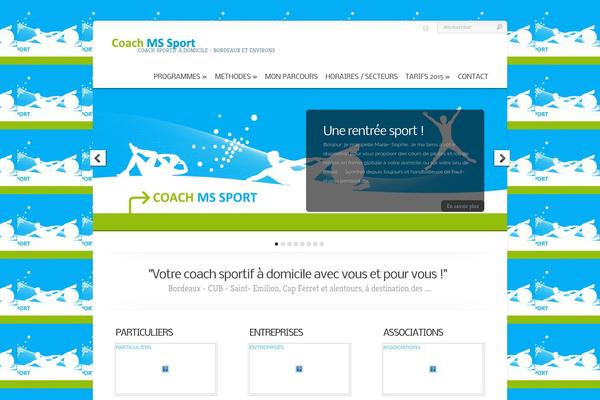 Chameleon theme site design template sample