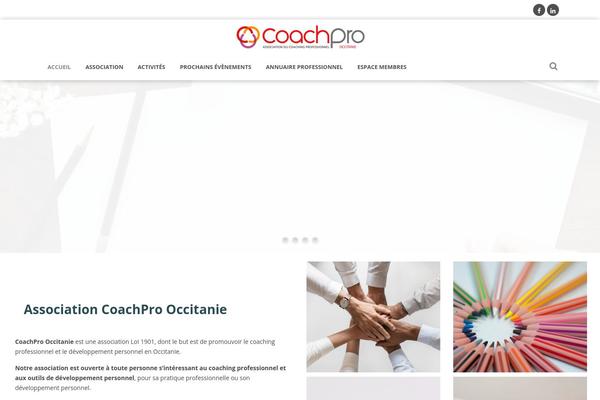 Adamas-child theme site design template sample