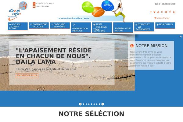 Biss theme site design template sample