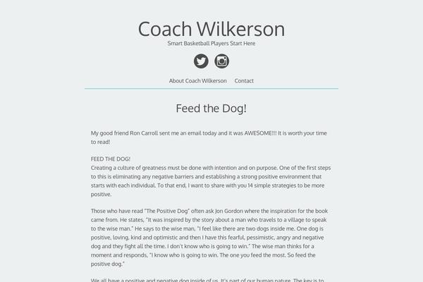 Decode theme site design template sample
