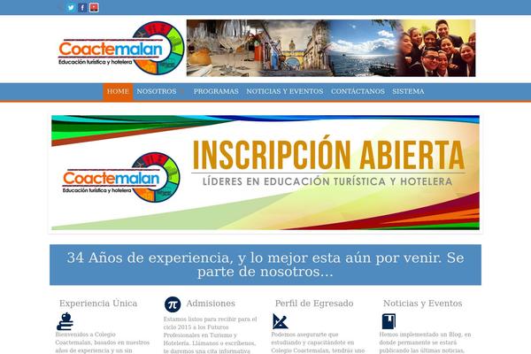 Campus theme site design template sample