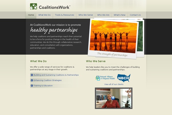 coalitionswork.com site used Coalitionswork
