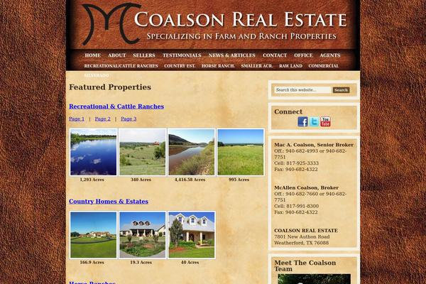 AgentPress theme site design template sample