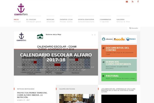 Buntington theme site design template sample