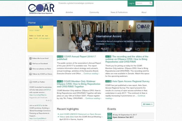coar-repositories.org site used Assembler