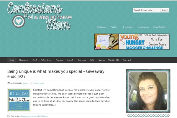 coasahmom.com site used High-responsive