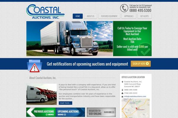 Coastal theme site design template sample
