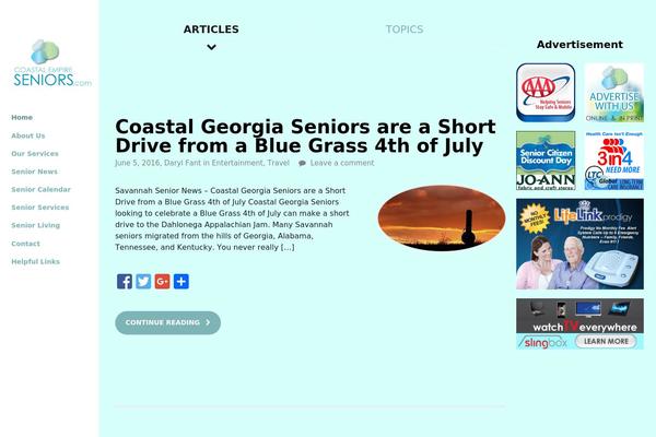 On Topic theme site design template sample