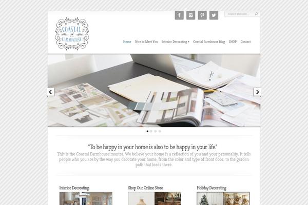 Chameleon theme site design template sample