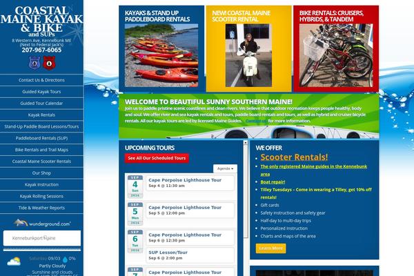 Embark theme site design template sample