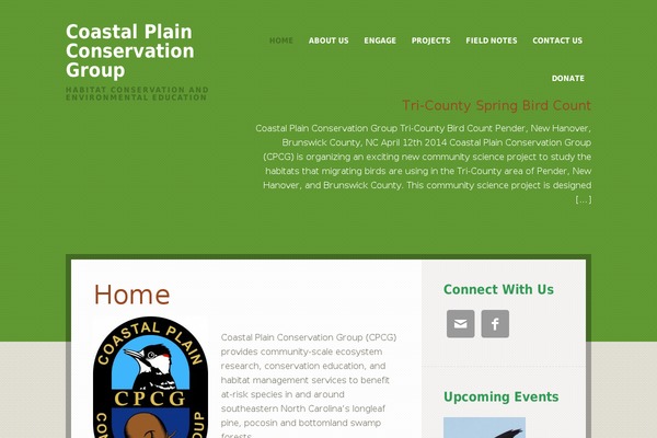 coastalplaincg.org site used Going Green Pro