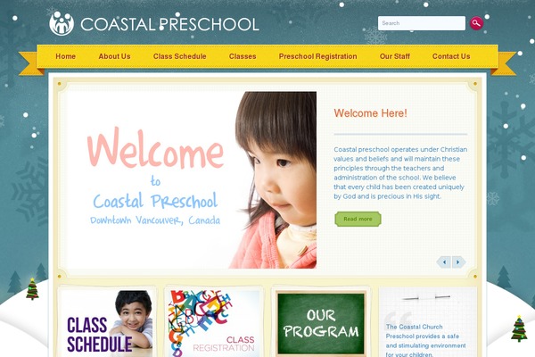 Kiddo theme site design template sample