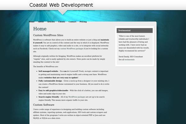 eBusiness theme site design template sample