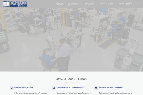 coastlabel.com site used Beta