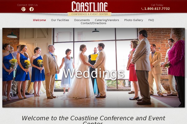 coastlineconventioncenter.com site used Coastline