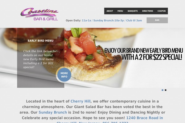 Feast theme site design template sample