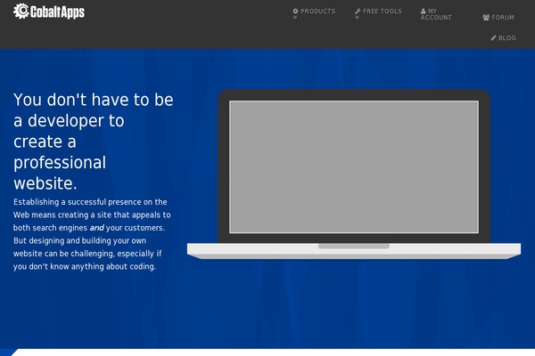 cobaltapps.com site used Freelancer