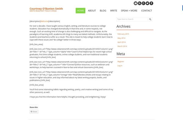 Fruitful theme site design template sample