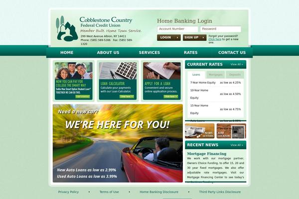 cobblestonecountryfcu.com site used Cobblestone
