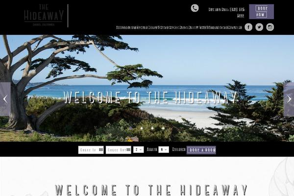 cobblestoneinncarmel.com site used Hideaway