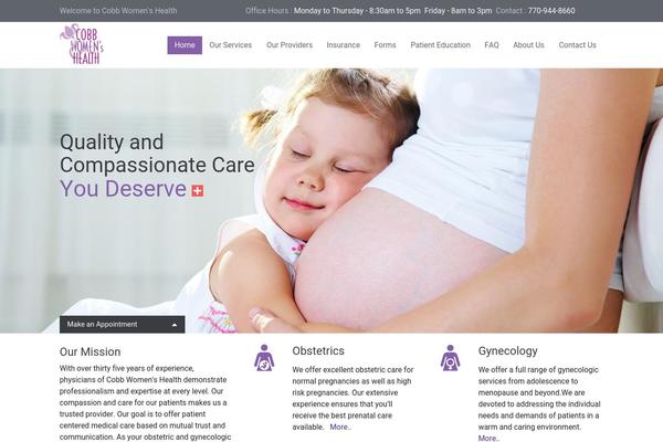 Medical-theme theme site design template sample