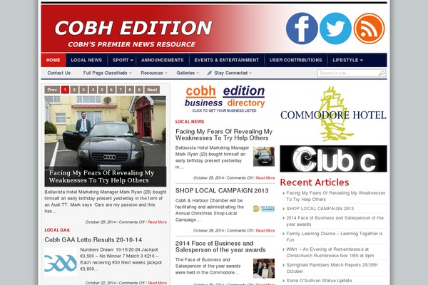 Zox-news theme site design template sample