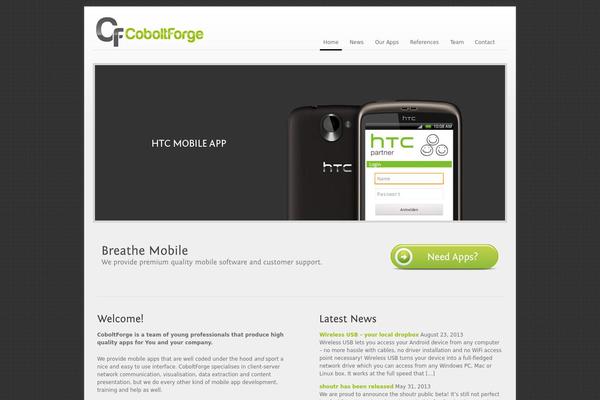 Megacorp theme site design template sample