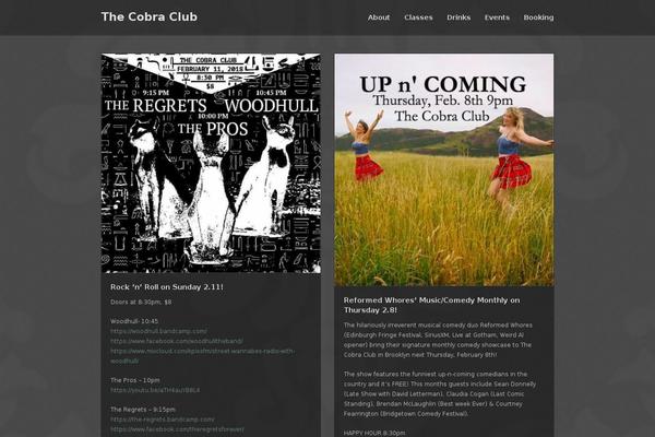 Obscura theme site design template sample