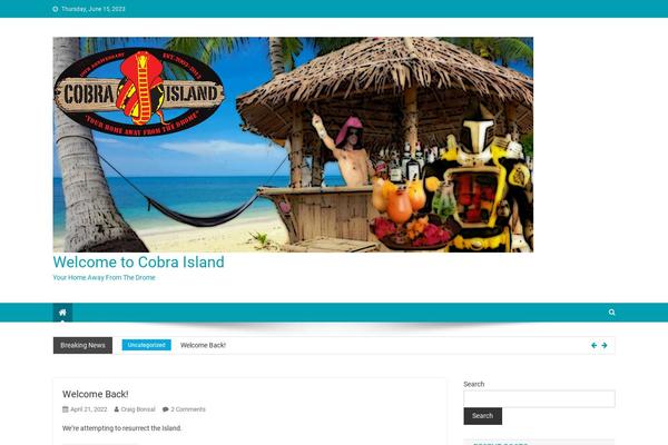 cobraisland.com site used News Portal