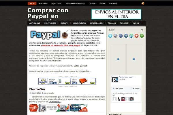 cobrarpaypalenargentina.com site used Comprarconpaypal