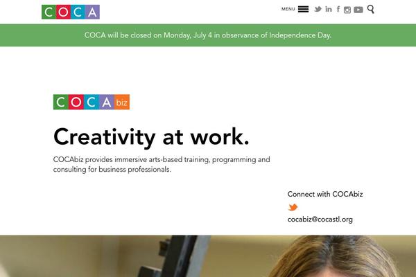 cocabiz.com site used Coca