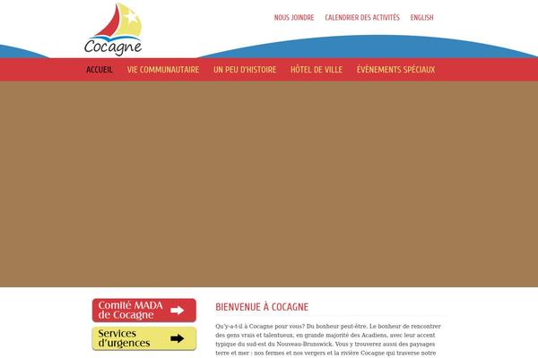 cocagne.ca site used Cocagne