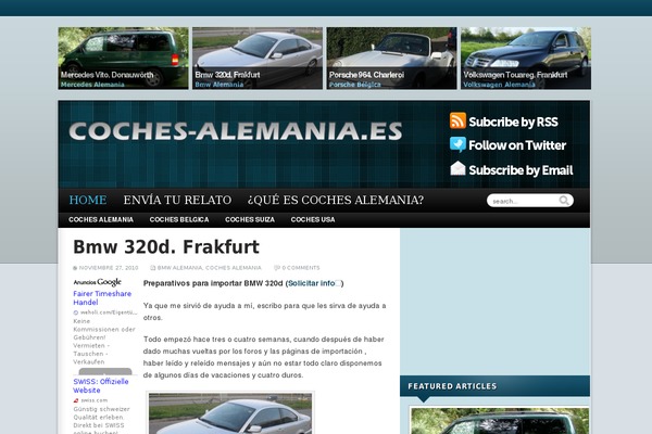 MAGNET theme site design template sample