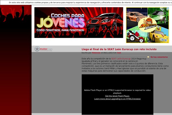 cochesdejovenes.com site used Motorclan