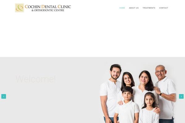 Dental theme site design template sample
