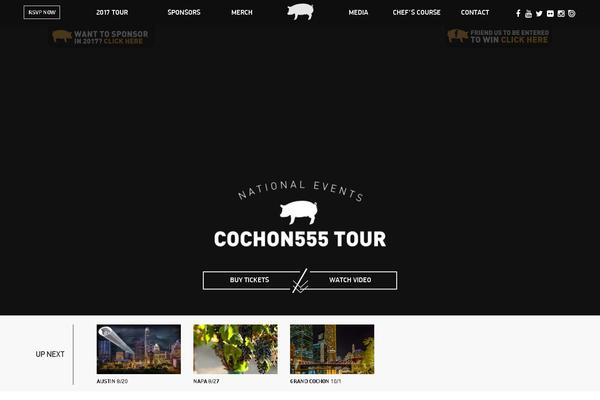 cochon WordPress theme, websites list used cochon theme cochon theme websites examples