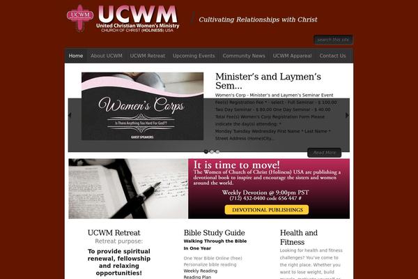 Minimal theme site design template sample