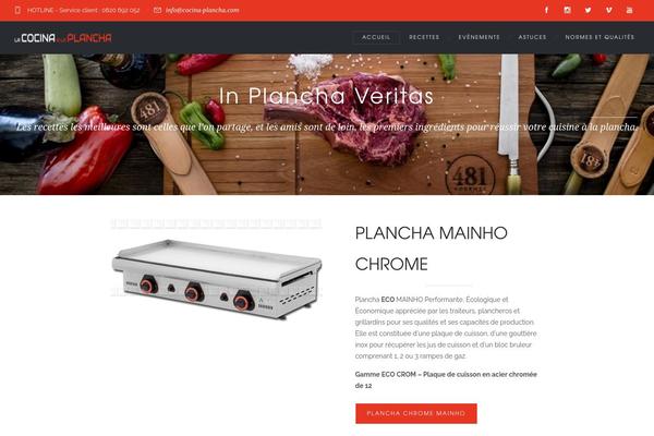 Ronneby_child theme site design template sample