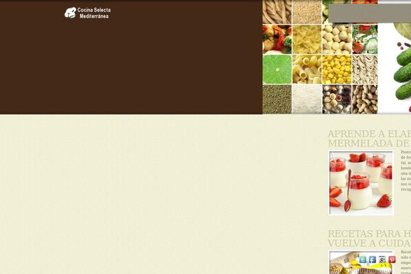 MyCuisine theme site design template sample