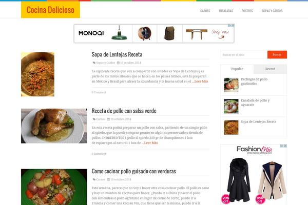 Spike theme site design template sample