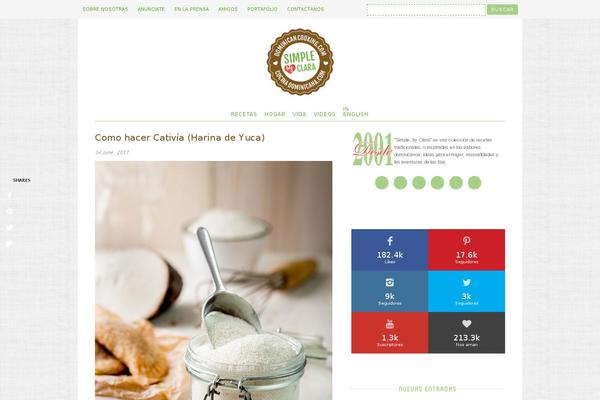cocinadominicana.com site used Cookdpro-v420