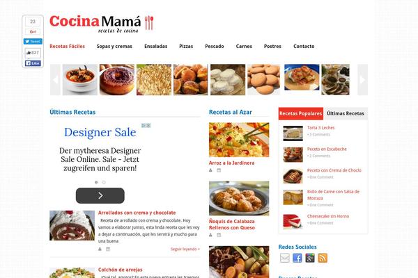 Frontpage theme site design template sample