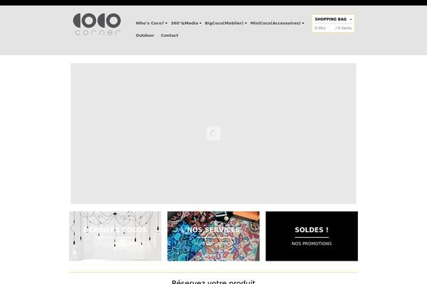 The Retailer theme site design template sample