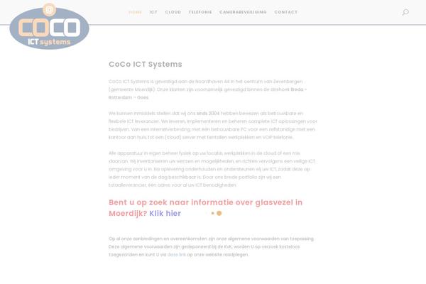 Coco theme site design template sample