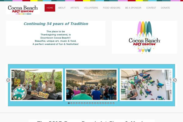 cocoabeachartshow.com site used Builder-base