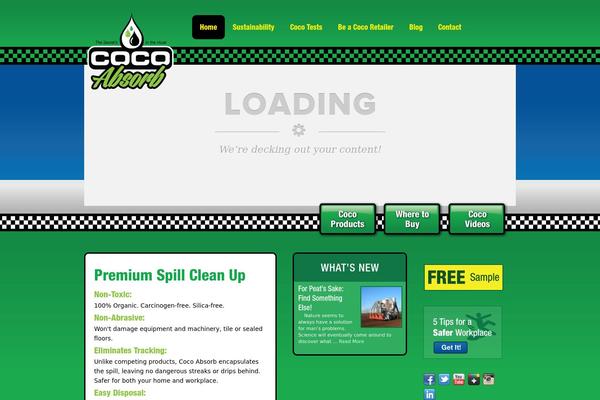 Coco theme site design template sample
