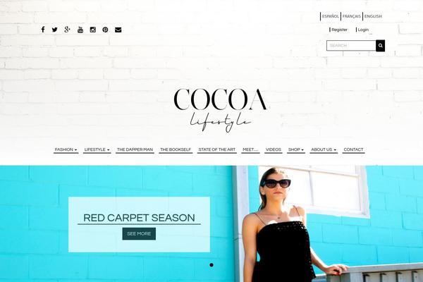 Tempest theme site design template sample