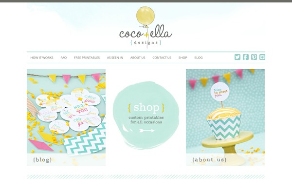 Chamomile theme site design template sample