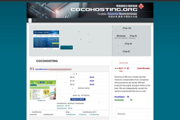 cocohosting.org site used The Station